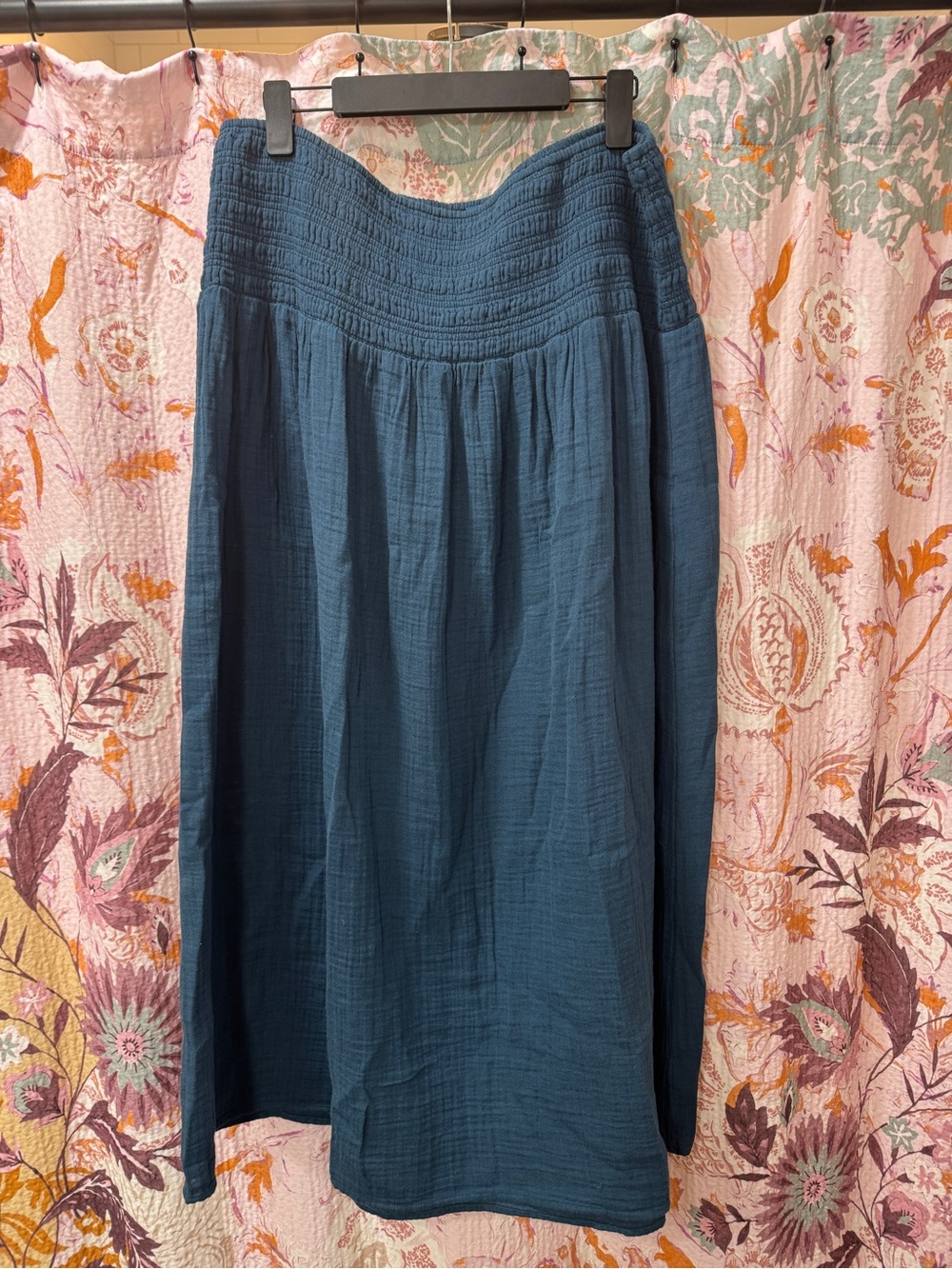High-Waisted Crinkle Gauze
Smocked Maxi Skirt | Old Navy - Picture 3 of 3